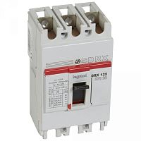 Автоматический выключатель DRX125 термомагнитный 100A 3П 20KA | код. 027028 |  Legrand 